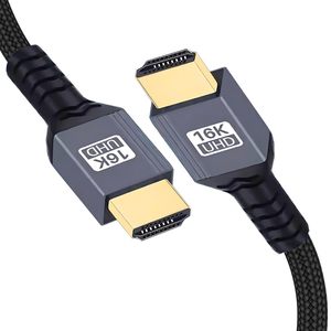 16K <span class=keywords><strong>HDMI</strong></span> 2.1 Cáp 96gbps siêu tốc độ cao 8k120hz 4K480hz <span class=keywords><strong>HDMI</strong></span> dây HDCP 2.2 HDR10 cho ps5/Xbox loạt x | S/Roku TV/chơi game - Product Image 1