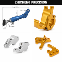 Support de fixation universel en aluminium usiné CNC de haute précision pour crochet de chargement de moto, 5 couleurs