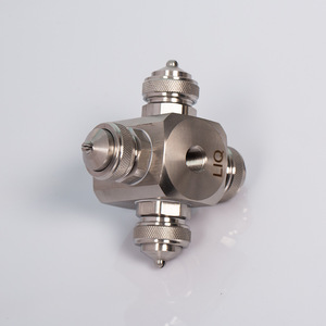 Buse d'atomisation d'air à quatre têtes, connexion à filetage interne en acier inoxydable pour l'élimination de la poussière et l'humidification - Product Image 2