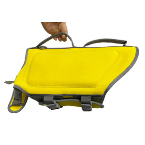 Sıcak satış dayanıklı üstün yüzdürme Premium neopren Pet güvenlik can yeleği köpek yüzme ceket - Product Image 3
