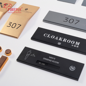 Soluzione Completa per Segnaletica Alberghiera: Targhe Numerate per Porte, Segnaletica per Bagni e Toilette, Numeri di Stanza in Acciaio Inox - Product Image 4