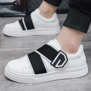 Nouvelles Chaussures Décontractées Coréennes Printemps 2026 pour Hommes à Bout Rond, Tendance et Polyvalentes, Idéales pour Étudiants, Résistantes à l'Usure, à Fermeture Velcro - Product Image 2