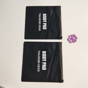 Tùy Chỉnh Thực Hiện Matt Đen <span class=keywords><strong>Pouch</strong></span> Đen Zip Pvc Túi Cho Đào Tạo Bánh Bao Bì - Product Image 5