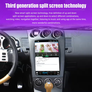 Radio Estéreo para Auto con Android 12 de 128 GB, GPS Integrado, CarPlay, Reproductor DSP para Tablero de 350Z, Pantalla Dividida, 1 Año de Garantía - Product Image 5