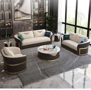 Excellent quality luxury modern Italian Nordic Chinese classic royal design fabric livingroom living room sofa set furniture