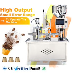 Ligne de production rotative tout-en-un pour capsules K-Cup : Machine/Équipement de remplissage de capsules de café ( dosage de poudre + scellage thermique + automatisation) - Product Image 5