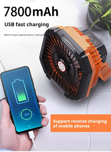 <span class=keywords><strong>Mini</strong></span> condizionatore d'aria portatile USB con telecomando, batteria ricaricabile da 5200mAh-7800mAh per casa, auto, hotel - Product Image 4