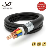 Cables de Energía XLPE Cu/XLPE/PVC Al/XLPE/PVC Blindados SWA 0.6/1kV 1C 2C 3C 4C 5C GB/T 12706
