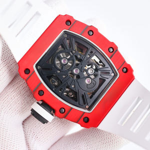 Montre automatique en fibre de carbone RM 311 avec alarme - Montre sport élégante et cool unisexe au design audacieux, confortable à porter toute la journée - Product Image 5