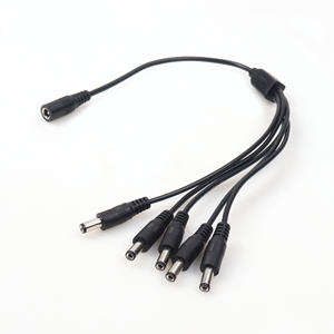 DC5.5*2.1mm メス-オス Yスプリッターケーブル |   LEDストリップ用1～2/<span class=keywords><strong>3</strong></span>/4/5ウェイ12V電源延長ケーブル CCTV - Product Image 1