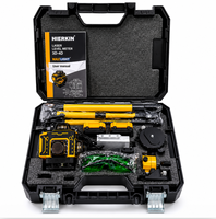 Niveau laser professionnel HIERKIN à faisceau vert, sans fil, avec batterie Li-ion et mallette à outils