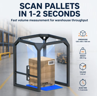 Scanner de palettes automatique haute vitesse pour entrepôt, mesure de volume 3D, équipement de manutention et de stockage pour gros volumes