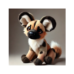 Maßgefertigtes Afrikanisches Wildhund-Plüschtier Simulations-Tierfigur Wild <span class=keywords><strong>Republic</strong></span> Afrikanischer Wildhund Plüsch-Stofftier - Product Image 1