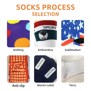 Oem Chất Lượng Cao Chất Liệu Nylon Tùy Chỉnh Thanh Niên Bóng Đá Grip Vớ Nén Dài Chống-Trượt Vớ Thể Thao Dưới Trắng Đen - Product Image 5