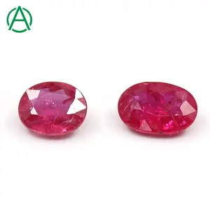 ArthurGem Wholesale Rare Quality Natural Heated African Ruby Oval Cut, Ruby Loose Gemstone for Jewelry Making