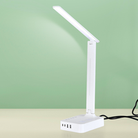 1100W LED américain Standard USB charge Type C prise lumière chambre hôtel réglage intelligent lampe de chevet bureau Table lumière
