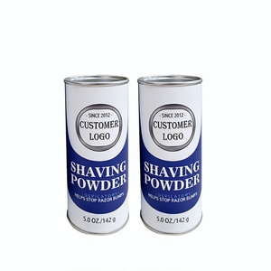 Shaving Powder Paper Tube Paper Cylinder Packaging Powder Can Moisture-proof Metal Lid Custom Packaging - Product Image 4