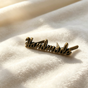 High Quality Custom Metal Brand <b>Labels</b> Own Design Sew-on Metal Logo Tags Private <b>Name</b> Metal Plates for Clothing & Bags - Product Image 2