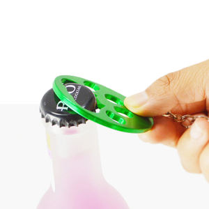 LLavero de etiqueta de perro divertido a granel redondo abrebotellas multiusos Material de aluminio impreso UV - Product Image 5