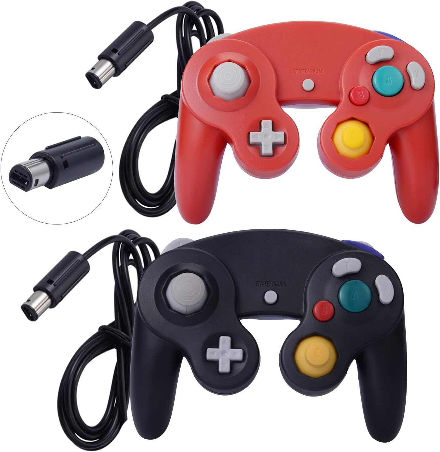 Design Wired Game <strong>Controller</strong> with Vibration Function for <strong>Gamecube</strong> Classic Design <strong>Controller</strong> Suitable for NGC Game Console