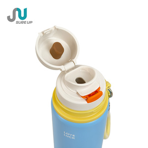 Botella de Agua Aislada de 500 ml con Filtro para Té, Gráfico Personalizable de Amor/Éxito, Amplia Selección de Colores, Base Anticaída, Libre de BPA - Product Image 3