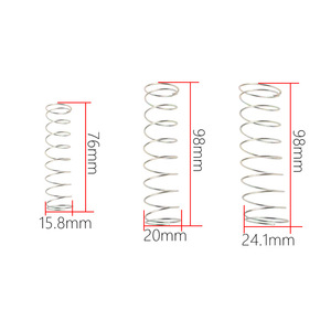 สปริงท่อระบายน้ำเครื่องซักผ้า 76 มม. X 15.8 มม. 98 มม. X 20 มม. 98 มม. X 24.1 มม. อะไหล่ทดแทนที่ทนทานทำจากเหล็ก - Product Image 1