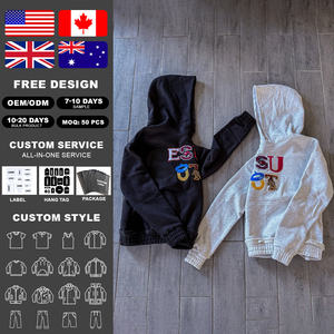 OEM Custom Embroidery Logo 450 GSM French Terry 100% Cotton Acid Washed Sun Fade Vintage Boxy Men Hoodie - Product Image 2