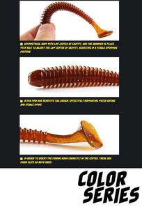 Supercontinent Hot <span class=keywords><strong>Impact</strong></span> Ring <span class=keywords><strong>Shad</strong></span> Leurre De Pêche Doux 63mm 80mm 97mm Appâts En Plastique Swimbait Jigging Leurre Appât Perche Leurres - Product Image 3