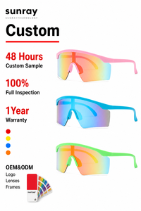 Lunettes de soleil de sport rétro UV400, coupe-vent, protectrices, élégantes et tendance pour le <span class=keywords><strong>ski</strong></span> et la conduite en extérieur, unisexe - Product Image 3