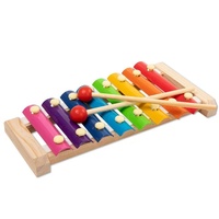 Xilófono de Madera Profesional Personalizado de Fábrica, Instrumento Musical Educativo para Niños a Bajo Precio, Juguete Educativo