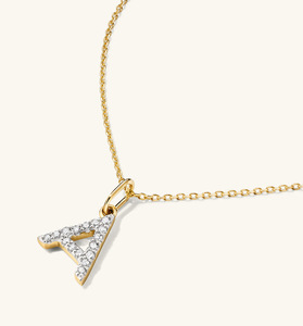 Modejuwelen 925 Sterling Zilver Volledig Zirkonia Glinsterende 26 Letters Hangertjes Halskettingen Dames Luxe Zilveren Halsketting Groothandel - Product Image 5