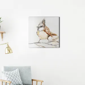 Personnalisé Original Mur Décor À La Maison Oiseaux Animal Impression Sur Toile Art Toile Abstraite Peint À La Main Peinture À L'huile Mur Art Peinture Acrylique