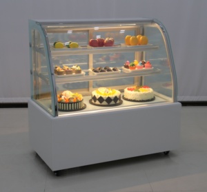 Cake pastry breadaich showcase chiller cabinet for bakery store ice cream shop supermarket
