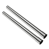 Tuyau d'échappement de voiture en acier inoxydable, finition polie brillante, connecteur évasé réglable de 1,5 mm, ajustement universel