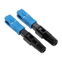 Conector Rápido de Fibra Óptica SC APC UPC de Alta Conectividad y Seguridad, Conectores Ópticos de Conexión Rápida