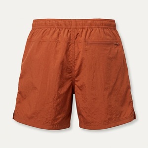 Windbreaker <b>Shorts</b> for <b>Men</b> with Side Zip Pockets Quick Dry Knee Length Outdoor Use High Quality Polyester/Nylon <b>Elastic</b> <b>Waist</b> - Product Image 5