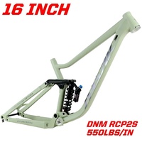 Cadre de vélo de montagne en alliage d'aluminium à suspension souple 29/27,5 pouces, pneu 2,8 pouces, axe BOOST 148 mm, descente, forêt, route, AM
