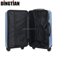 Ensemble de bagages à roulettes 4 roues en ABS+PC, moderne, léger, étanche, avec fermeture éclair, poignée souple, doublure en polyester, pour aéroport et extérieur, unisexe