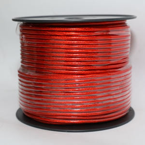 音楽ケーブル、バルクマイクケーブル、マルチカラー編組透明スピーカーケーブル、フレキシブル<span class=keywords><strong>2</strong></span>芯RCA同軸ケーブル - Product Image 2