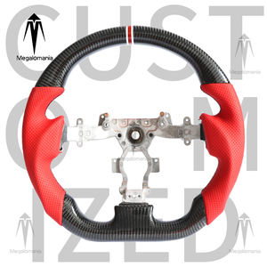 Volante Personalizado de Fibra de Carbono Forjada y Alcántara para Nissan <span class=keywords><strong>GTR</strong></span> R35 370Z Z34 350Z Patrol Armada Y62 - Product Image 1