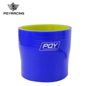 ปลอกซิลิโคน Poyracing ขนาด 2.75-3 นิ้ว 70-76 มม. สีน้ำเงินเหลือง สำหรับอัพเกรดอินเตอร์คูลเลอร์ - Product Image 1