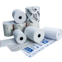 Rouleau de papier thermique et adhésif personnalisé avec logo imprimé pour caisse enregistreuse, 3 1/8 x 230 pieds, vente en gros d'usine pour terminaux de paiement par carte de crédit