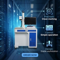 Machine de marquage laser de bureau en promotion, machine de marquage laser UV pour métal