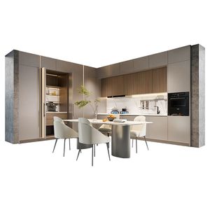 Mobili da Cucina Bianchi Moderni in Compensato Durevole, Stile Shaker, Standard Americano DTC, Chiusura Ammortizzata, <span class=keywords><strong>Top</strong></span> in Marmo, Garanzia 5 Anni - Product Image 5