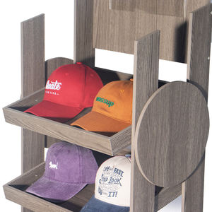 מותאם אישית 6 שטיר המיועד לאחסון עמיד ומצגת של כובעי בייסבול וכובע עץ - Product Image 2