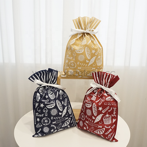 Sinh Thái Thân Thiện Đầy Màu Sắc Không Dệt Vải Dây Rút Hàng Ngày Quà Tặng Bao Bì Túi Phân Hủy Sinh Học Túi - Product Image 1