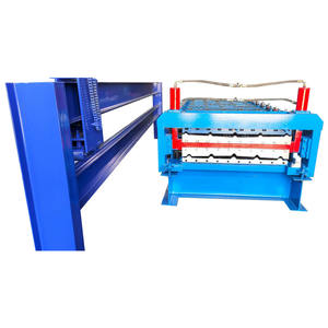 고품질 자동 롤링 성형 컬러 스틸 금속 프로필 유약 벽돌 지붕 타일 프레스 기계 - Product Image 5