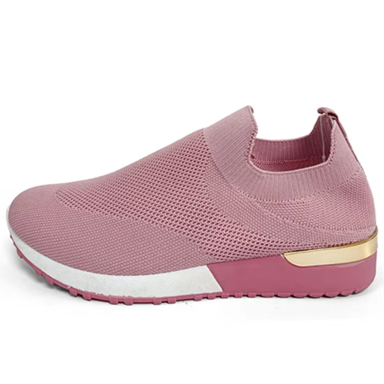 Shock Absorbing 219 Air Knitted Fly Weaving Jogging Sneakers New Arrival  Hot Selling Flying Woven Casual Sport Shoes Breathable Non Slip