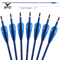 SPG tir à l'arc flèches en aluminium composé arc classique et flèche ensemble 22-34 pouces arbre en plastique aube formation accessoires de Sport de plein air