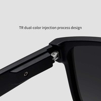 Lunettes de soleil polarisées de haute qualité, tendance, avec logo personnalisé, monture carrée légère, protection UV400, pour hommes